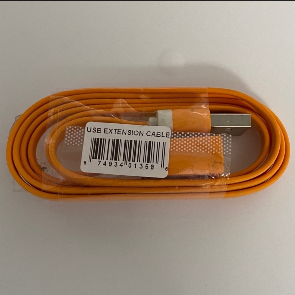🆓FREE ADD-ON to BUNDLES OVER $50🆓 USB Extender, Orange